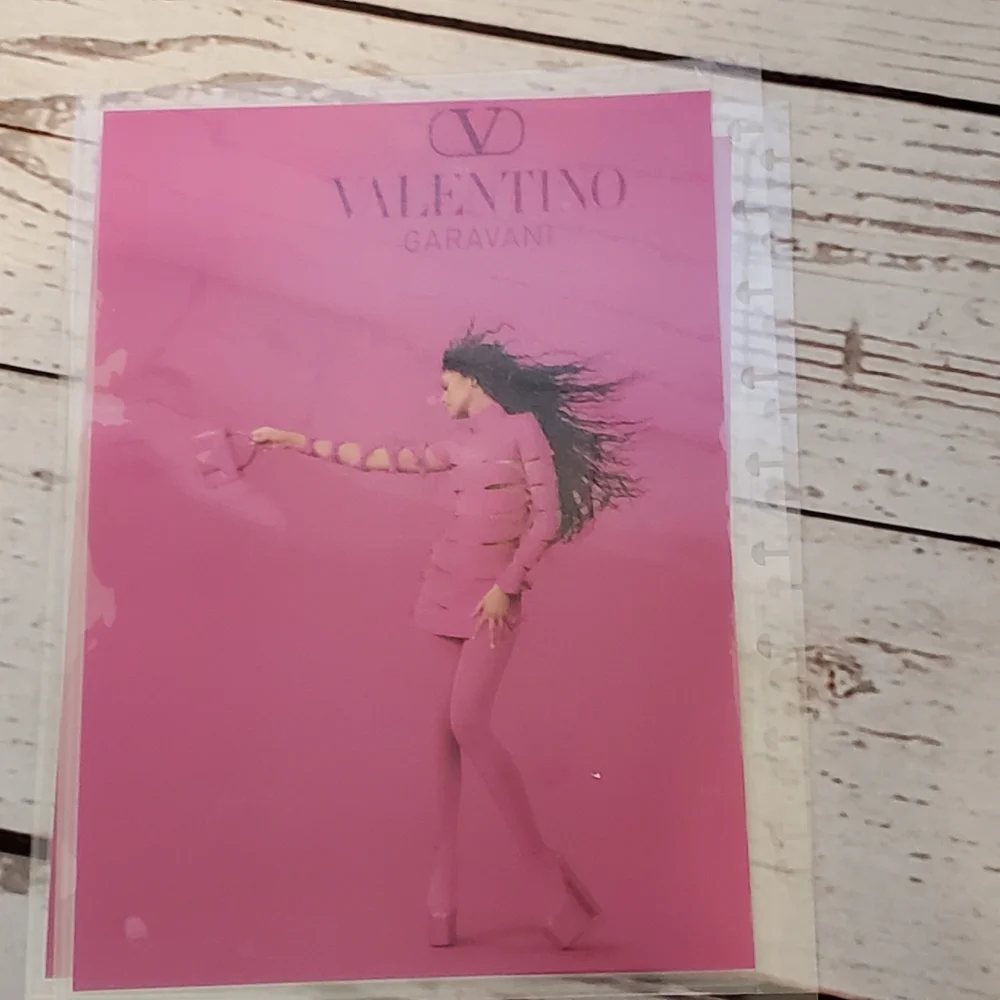 Handmade cover for your Classic size Disc Bound Planner Vogue Valentino PP Pink